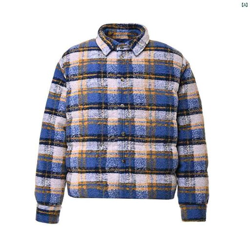 メンズ 海外ファッション メンズファッション 大人 FW 韓国 インポート 先 染め ウール 混 チェック柄 リバーシブル グース ダウン ジャケット メンズ 海外ファッション メンズファッション 大人 FW 韓国 インポート 先 染め ウール 混 チェック柄 リバーシブル グース ダウン ジャケット