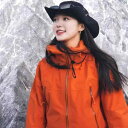 レディース ユニセックス シャカシャカ マウンテンジャケット 登山 かわいい アメリカ アウトドア オレンジ ジャケット カップル 秋新 スリーインワン 防風 防水 登山 スーツ