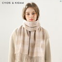 ユニセックス ファッション ファッション小物 冬 ウィンター CviosKioam ウール スカーフ レディース 冬 ハイエンド カップル 誕生日 プレゼント 暖かい(4)