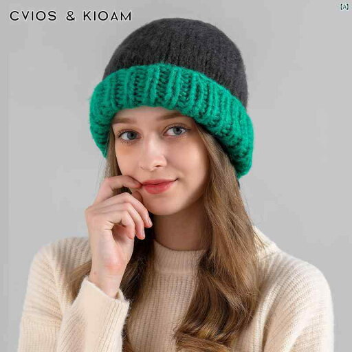 ユニセックス ファッション ファッション小物 冬 ウィンター CviosKioam モヘア 色 ニット 帽 レディース 秋冬 厚く 暖かい 防寒 帽子 顔 小柄 ウール ユニセックス ファッション ファッション小物 冬 ウィンター CviosKioam モヘア 色 ニット 帽 レディース 秋冬 厚く 暖かい 防寒 帽子 顔 小柄 ウール