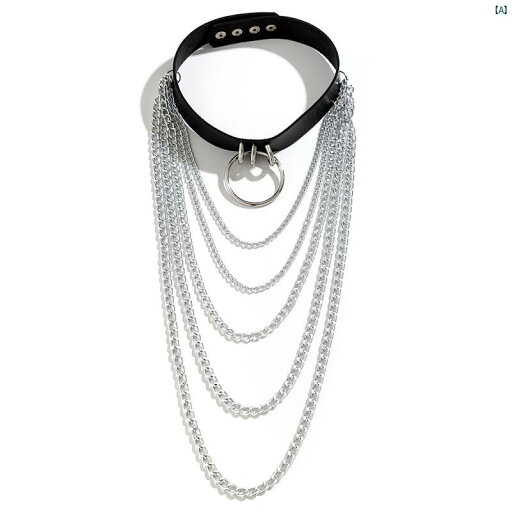 レディース 海外風 ファッションジュエリー モダンネックレス プレゼントジュエリー メンズ 多層 チェーン ブラック PU レザーカラー レディース 秋 誇張 個性的 鎖骨 ネックレス レディース 海外風 ファッションジュエリー モダンネックレス プレゼントジュエリー メンズ 多層 チェーン ブラック PU レザーカラー レディース 秋 誇張 個性的 鎖骨 ネックレス