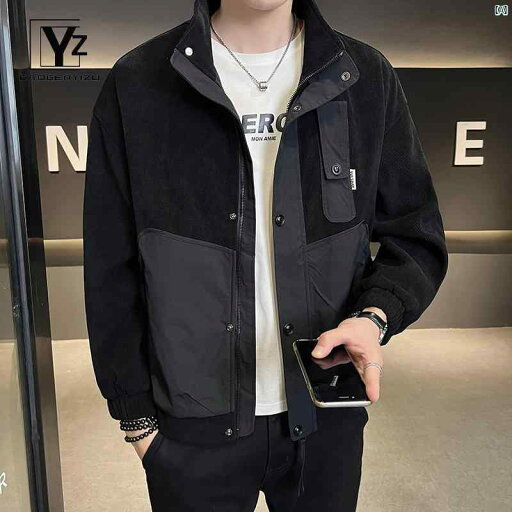 メンズ 海外ファッション ファッション メンズジャケット 春秋 野球 ユニフォーム カジュアル スタンドカラー ジャケット メンズトップス メンズ 海外ファッション ファッション メンズジャケット 春秋 野球 ユニフォーム カジュアル スタンドカラー ジャケット メンズトップス