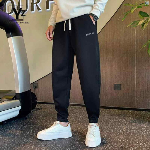 春秋 メンズカジュアル パンツ レッグ タイ 無地 小柄 足 スウェットパンツ メンズ スポーツ 春秋 メンズカジュアル パンツ レッグ タイ 無地 小柄 足 スウェットパンツ メンズ スポーツ