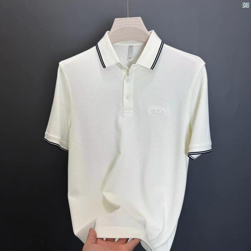 メンズ　メンズファッション 夏 シンプル 半袖 ポロシャツ ビジネス カジュアル Tシャツ トップ