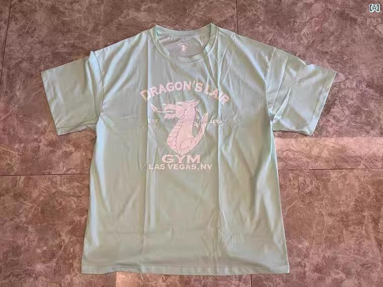 ジム　トレーニング　トレーニング用品 ルイス ヒト カゲ 半袖 フィットネス ボディービル トレーニング スポーツ Tシャツ アメリカ ゆったり 快適