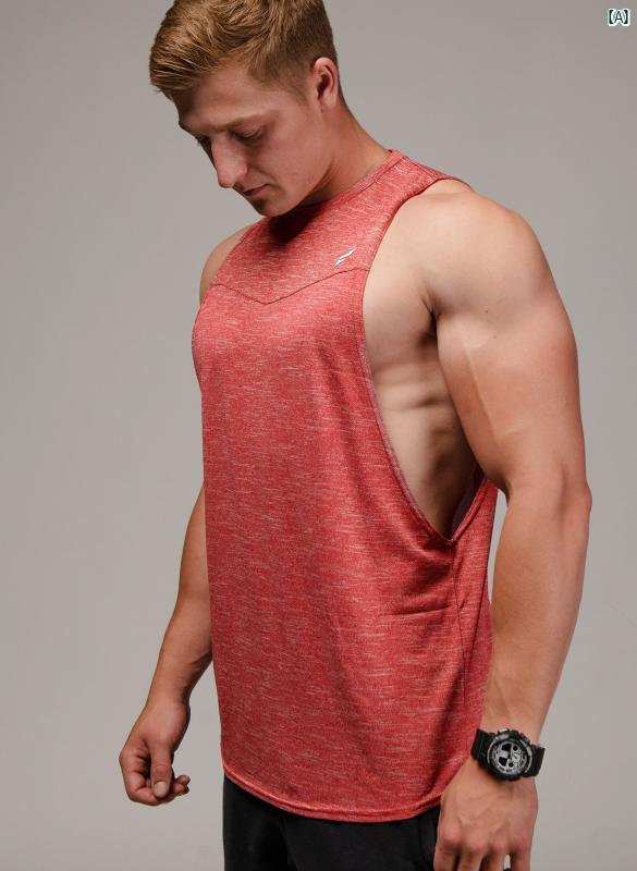 ジム　トレーニング　トレーニング用品 フィットネス トレーニング スリム ベスト ボディービル スポーツ カジュアル シンプル 通気性 吸汗 速乾 伸縮性 ドライ チョッキ タンクトップ