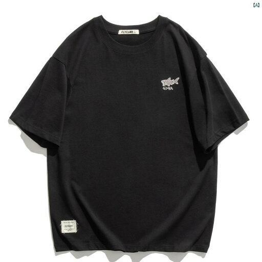 メンズ メンズファッション 若々しい 男性 夏 プリントコットン 半袖 Tシャツ レトロ ゆったり 五分袖 カップル メンズ メンズファッション 若々しい 男性 夏 プリントコットン 半袖 Tシャツ レトロ ゆったり 五分袖 カップル