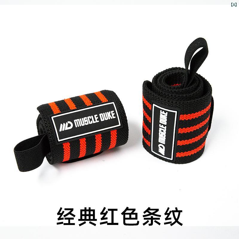 マッスル デューク フィットネス リスト ガード 男性 捻挫 手首 ブースター ベルト 加圧 スポーツ 保護 プロ 重量挙げ ベンチ プレス