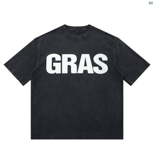 メンズ メンズファッション 320 グラム ヘビーウォッシュ大 英字 半袖 メンズ Tシャツ 夏 カップル コットン ラウンドネック メンズ メンズファッション 320 グラム ヘビーウォッシュ大 英字 半袖 メンズ Tシャツ 夏 カップル コットン ラウンドネック
