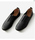 レディース ファッション シューズ 革靴 おしゃれ Everlane chic ラウンドトゥ フラット レザーシューズ 秋 革 ソフト ソール 靴 カレッジ ホワイト