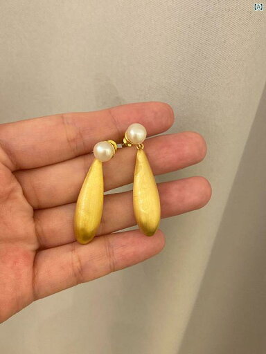 レディース アクセサリー ファッション おしゃれ 韓国 GWE フレンチ レトロ 淡水 パール ドロップ イヤリング ハイエンド ブラッシュ クラフト ペンダント レディース アクセサリー ファッション おしゃれ 韓国 GWE フレンチ レトロ 淡水 パール ドロップ イヤリング ハイエンド ブラッシュ クラフト ペンダント