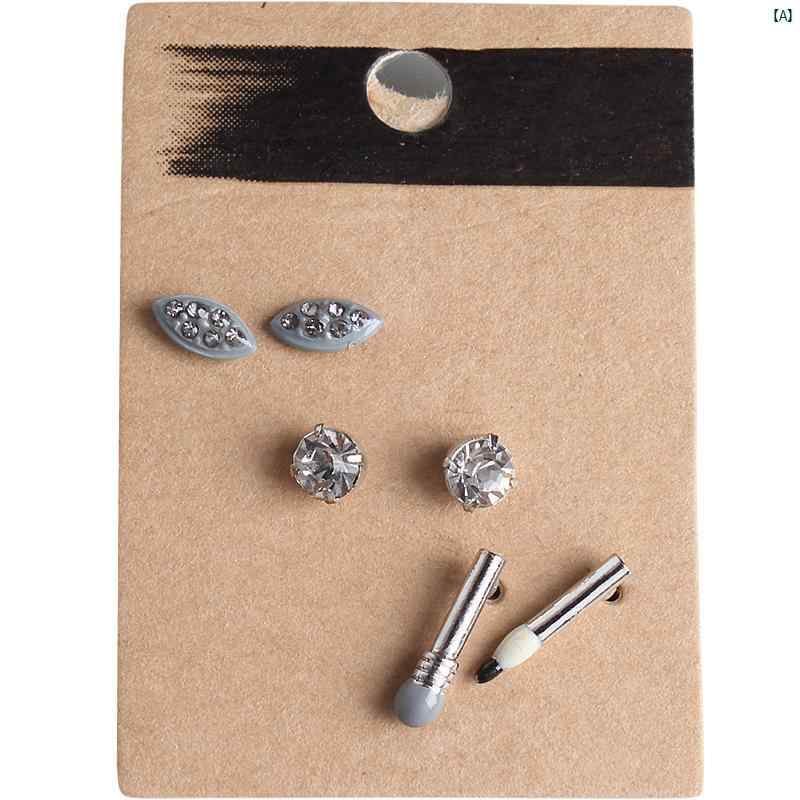 イヤリング プレゼント 綺麗 オシャレ 大人 レディース アメリカ ゴールド シルバー 輝く ペンシル 3 ペア コンビ ネーション イヤリング HW