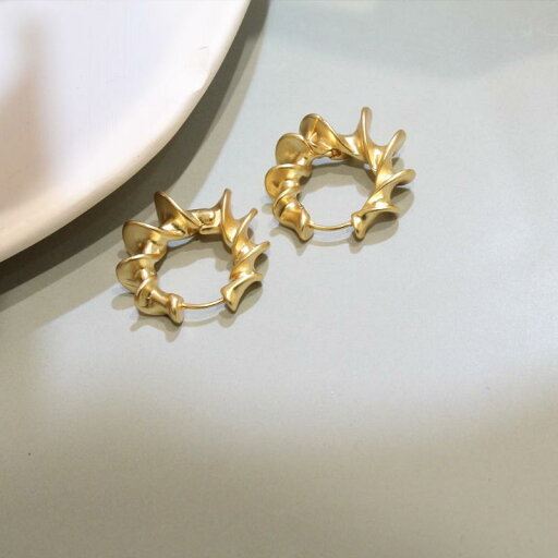 イヤリング プレゼント 綺麗 オシャレ 大人 レディース アメリカン 春 ラウンド スパイラル 18 K バッグつ 消し ゴールドイヤリング レディース テクスチャ ファッション YK イヤリング プレゼント 綺麗 オシャレ 大人 レディース アメリカン 春 ラウンド スパイラル 18 K バッグつ 消し ゴールドイヤリング レディース テクスチャ ファッション YK