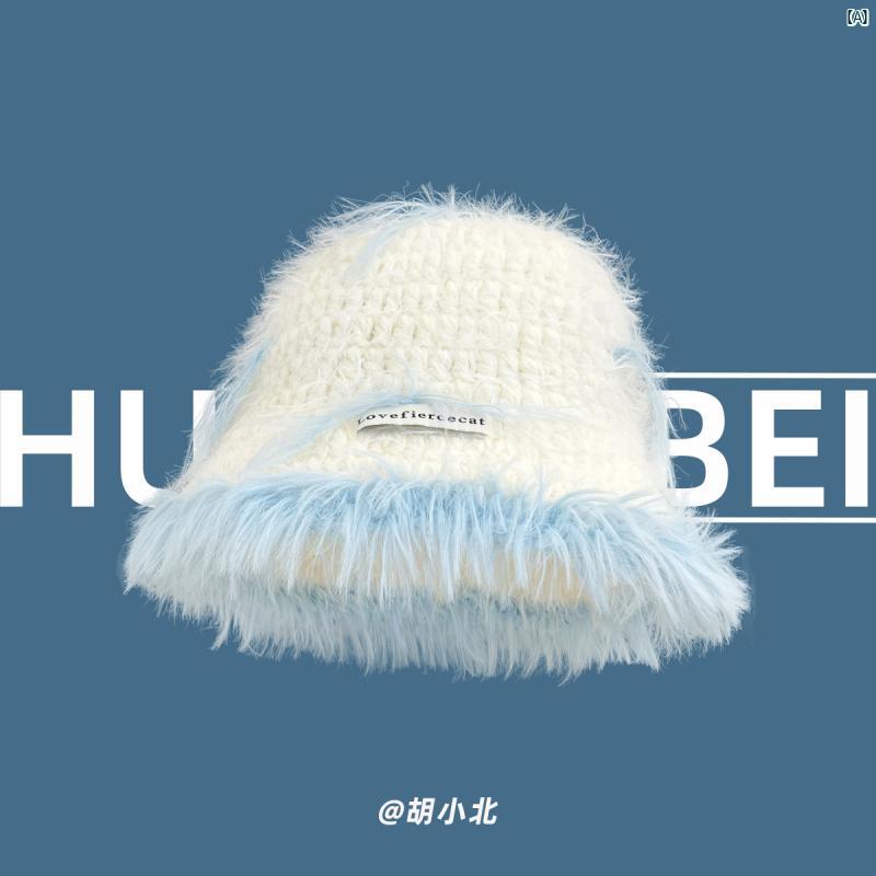 レディース ファッション おしゃれ 海外風 秋冬 厚手 ニット 帽 防寒性 暖かい 耳保護 帽子 顔 表現 韓国 大きい 頭囲 ウール