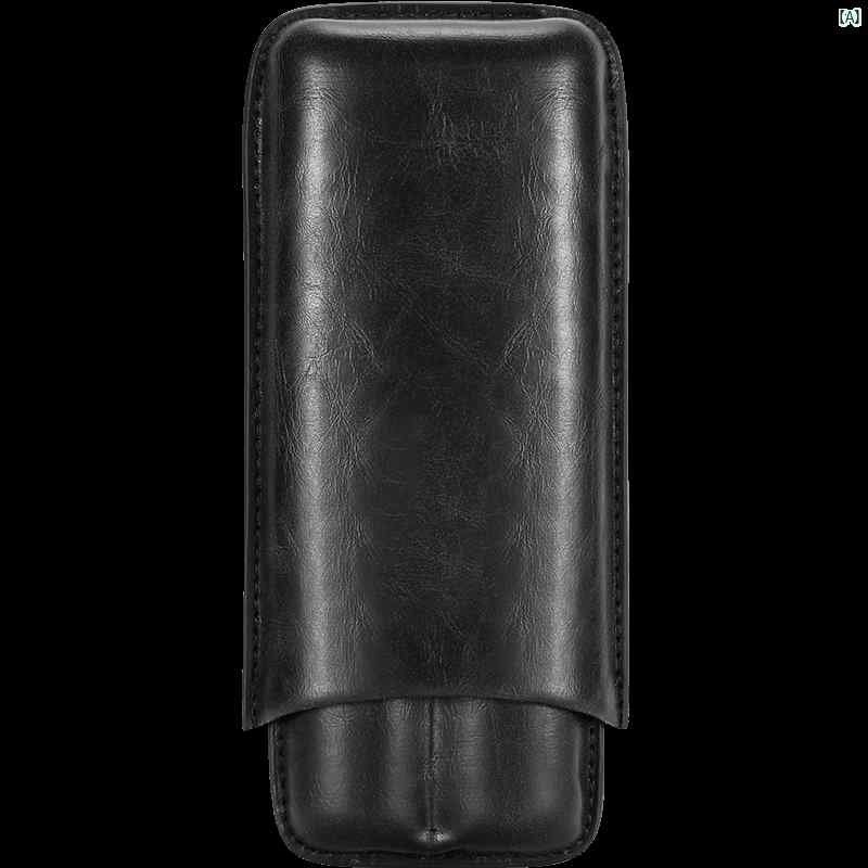 タバコグッズ　タバコ用品　かっこいい　大人 キューバ 産 シガーケース モンテ 保湿 ケース トラベル ポータブル シガー レザーケース ヒュミドール 2個 パック