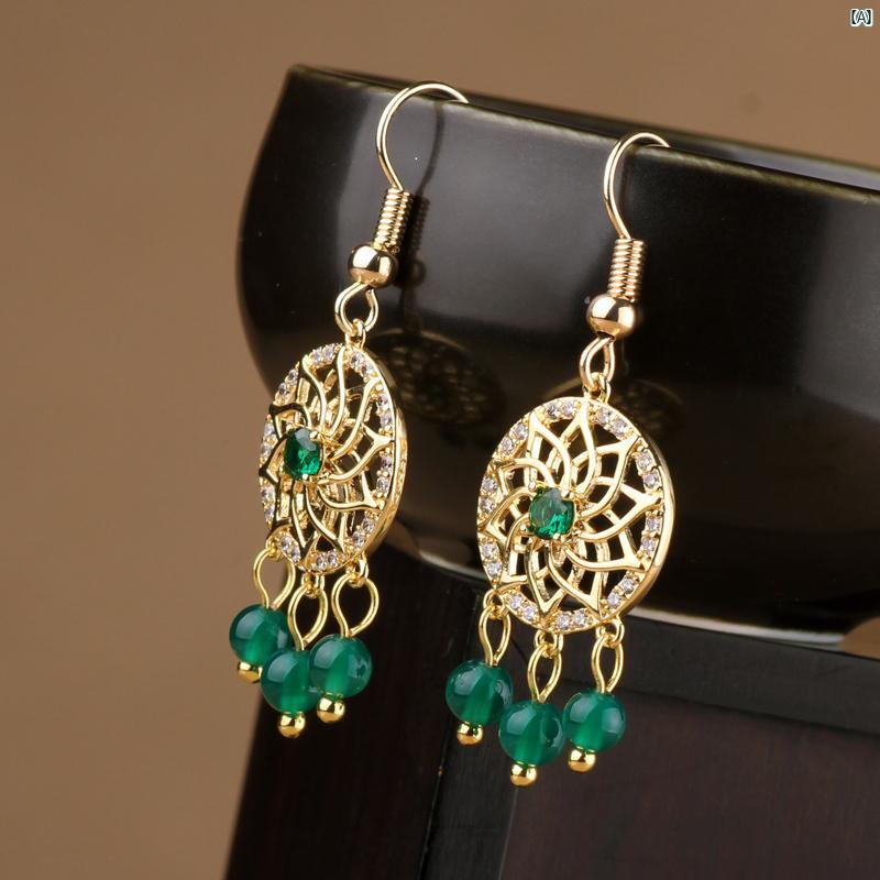 ヘア　ヘアピン　レディース　レディース　上品　綺麗　風情 ハイエンド イヤリング レディース 個性 シンプル エスニック ラウンド フェイス