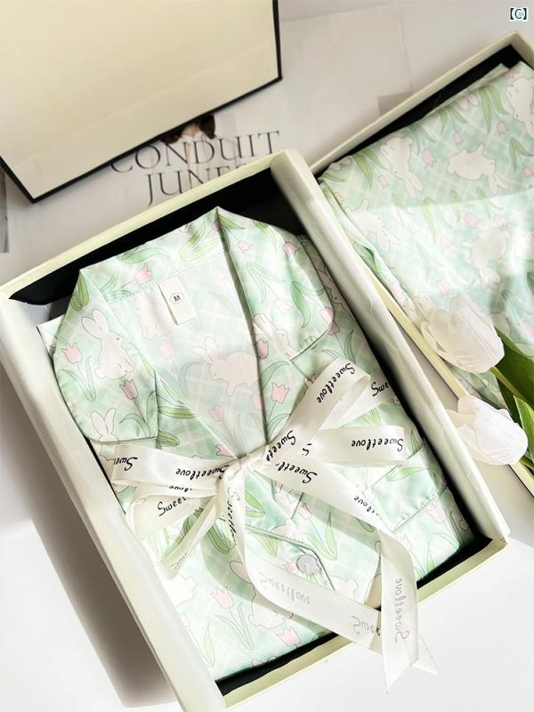 レディース　ファッション　室内　パジャマ ビクトリア チューリップ パジャマ ガールズ 夏 冷感 ホーム 服 春 ギフト