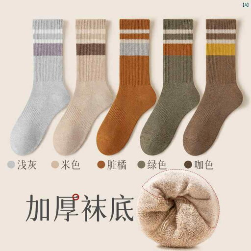 レディース ファッション 室内 パジャマ ビクトリア ソックス 秋冬 ミドル コットン 糸 裏起毛 ロング チューブ ストッキング レディース ファッション 室内 パジャマ ビクトリア ソックス 秋冬 ミドル コットン 糸 裏起毛 ロング チューブ ストッキング
