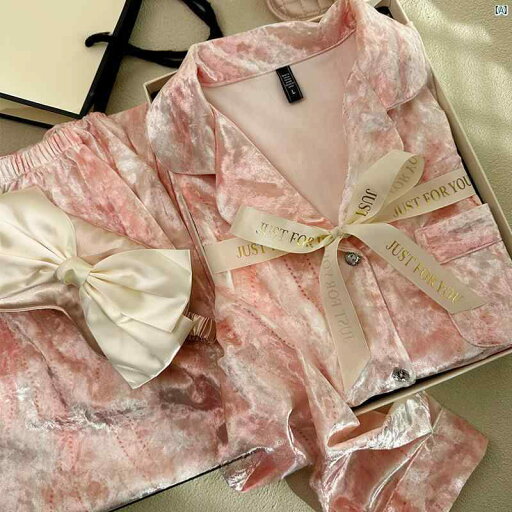 レディース ファッション 室内 パジャマ ビクトリア ゴールド ベルベット ファッション パジャマ 秋冬 暖かい ホーム 服 ハイエンド ギフト ボックス 親友 レディース ファッション 室内 パジャマ ビクトリア ゴールド ベルベット ファッション パジャマ 秋冬 暖かい ホーム 服 ハイエンド ギフト ボックス 親友