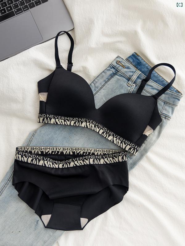 レディース　ファッション　室内　パジャマ ビクトリア 下着 小柄 胸 プッシュアップ 魅惑的 美しい バック ブラジャー ワイヤーリング し副 乳 制御 し 垂れ 下り 防ぐ セット