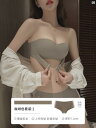Victoria 小柄 胸 レディース ストラップレスブラ 大きく 集められ 滑り止め チューブ トップ ウェディングドレス 薄手目見えい ブラジャー(4)