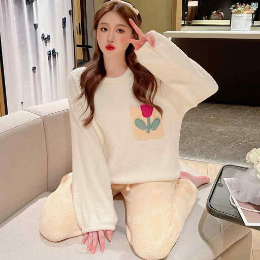 パジャマ オシャレ 大人 レディース ビクトリア コーラル ベルベット パジャマ 秋冬 厚手 ホーム 服 セット 屋外着用 す パジャマ オシャレ 大人 レディース ビクトリア コーラル ベルベット パジャマ 秋冬 厚手 ホーム 服 セット 屋外着用 す