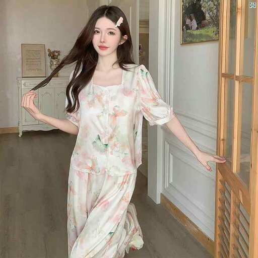 パジャマ オシャレ 大人 レディース ビクトリア パジャマ 夏 冷感 クール 半袖 パンツ ハイエンド バタフライ セットアップ ホーム ウェア 着用 す パジャマ オシャレ 大人 レディース ビクトリア パジャマ 夏 冷感 クール 半袖 パンツ ハイエンド バタフライ セットアップ ホーム ウェア 着用 す