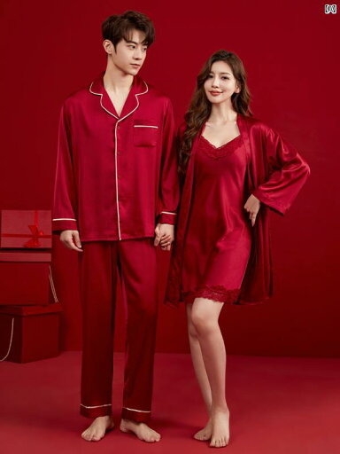 パジャマ オシャレ 大人 ビクトリア 夏 レッド 結婚式 新婚 冷感 カップル パジャマ 1 人 レディース ホーム 服 パジャマ オシャレ 大人 ビクトリア 夏 レッド 結婚式 新婚 冷感 カップル パジャマ 1 人 レディース ホーム 服