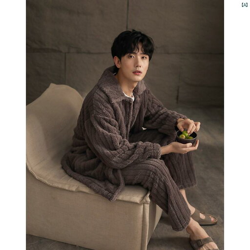 メンズ パジャマ ファッション オシャレ 男性用 レディース ビクトリア カップル パジャマ コーラル ベルベット 秋冬 厚手 外出 フランネル ホーム 服 メンズ パジャマ ファッション オシャレ 男性用 レディース ビクトリア カップル パジャマ コーラル ベルベット 秋冬 厚手 外出 フランネル ホーム 服