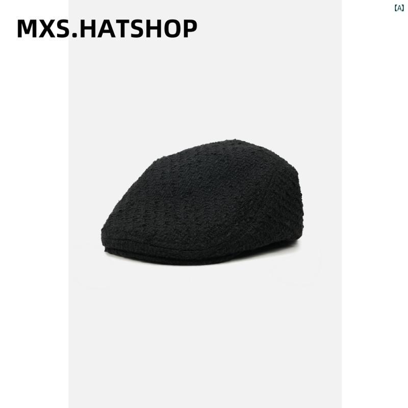 レディース帽子　レディース　帽子 ベレー帽 オシャレ ファッション 小物 ファッション小物 帽子 英国 千鳥格子 チェック柄 ベレー 帽 春秋 ファッション 文学 画家帽子 韓国 レトロ 進歩的 帽子