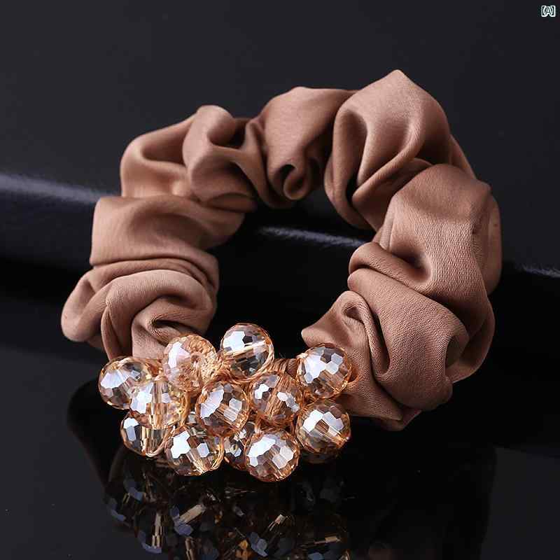 ヘアアクセサリー　ヘアアクセ　オシャレ　レディース　レディース　ファッション　小物　レディースアクセサリー ヘア ゴム ロープ ボール アクセサリー ラインストーン ツイスター シンプル 大人用 スタイラー ヘッド フラワー