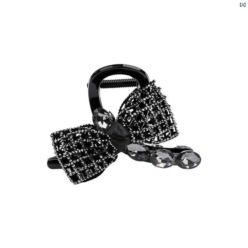 ヘアアクセサリー　ヘアアクセ　オシャレ　レディース　レディース　ファッション　小物　レディースアクセサリー フラッシュ ボウ クリップ ハイエンド アップ ファッション 帽子 ヘア 後頭部