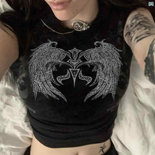 海外ファッション レディースファッション 街歩き ショッピング オシャレ Tシャツ レディース タンクトップ ヴィンテージ クロップ トップ Y 2 K 服 t シャツ 露 脐 海外ファッション レディースファッション 街歩き ショッピング オシャレ Tシャツ レディース タンクトップ ヴィンテージ クロップ トップ Y 2 K 服 t シャツ 露 脐