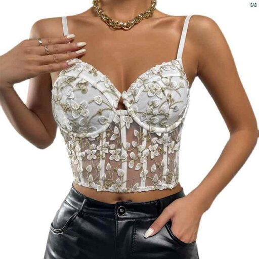 海外ファッション レディースファッション 街歩き ショッピング オシャレ クロップド トップス レディース レース セクシー リボン 胸パッド タンク ベスト 海外ファッション レディースファッション 街歩き ショッピング オシャレ クロップド トップス レディース レース セクシー リボン 胸パッド タンク ベスト