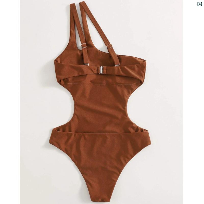 海外ファッション　レディースファッション　街歩き　ショッピング　オシャレ 水着 レディース セクシー ハイウエスト ワンピース