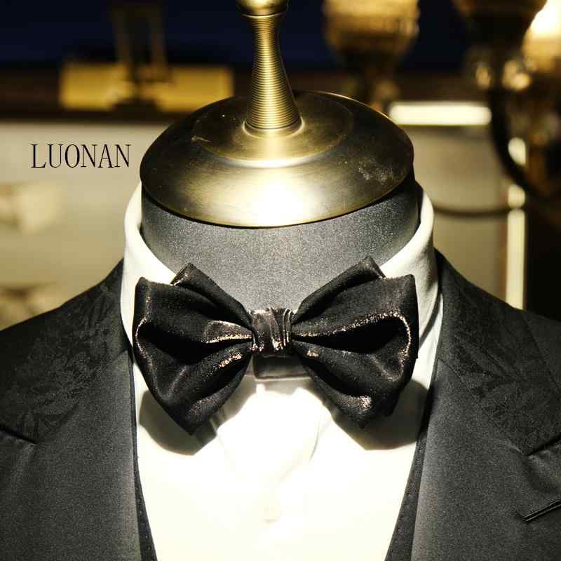 Your HERO ~ ル オナン キラキラ 輝く 新郎 結婚式 披露宴 司会者用 蝶 ネクタイ