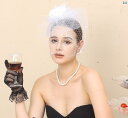 レディース アクセサリー 衣装 コスプレ パーティー スタジオ写真 写真衣装 レトロ ブライダル 帽子 ギフト ハット チャイナ ドレス ベール ヘア アクセサリー 羽根 頭 花 メッシュ ヘアピン