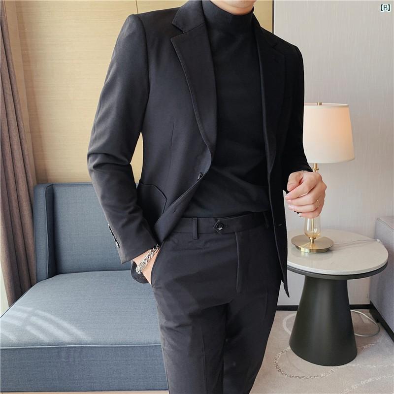 メンズ　メンズファッション　スーツ　フォーマル おしゃれ メンズスーツ 男前 ホスト ドレス ダブル スリット スリムフィット 2点 スーツ キャラメル カラー