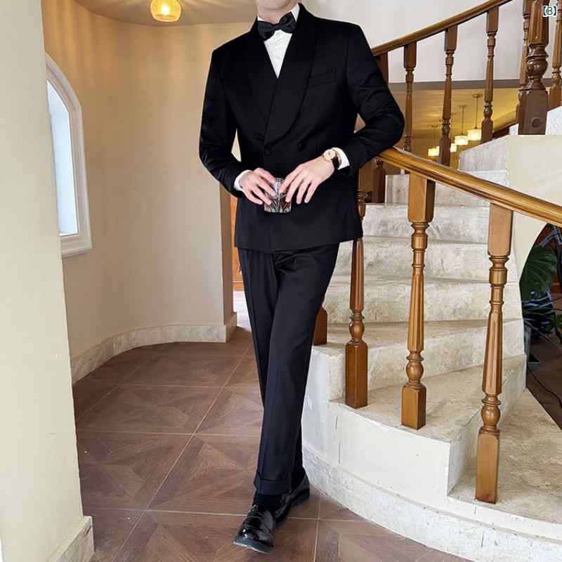 メンズ　メンズファッション　フォーマル フレンチ グリーン フルーツ カラー スーツ 男性用 高級 ディナー パーティー ジャケット ビジネス ウェディングドレス 2点セット