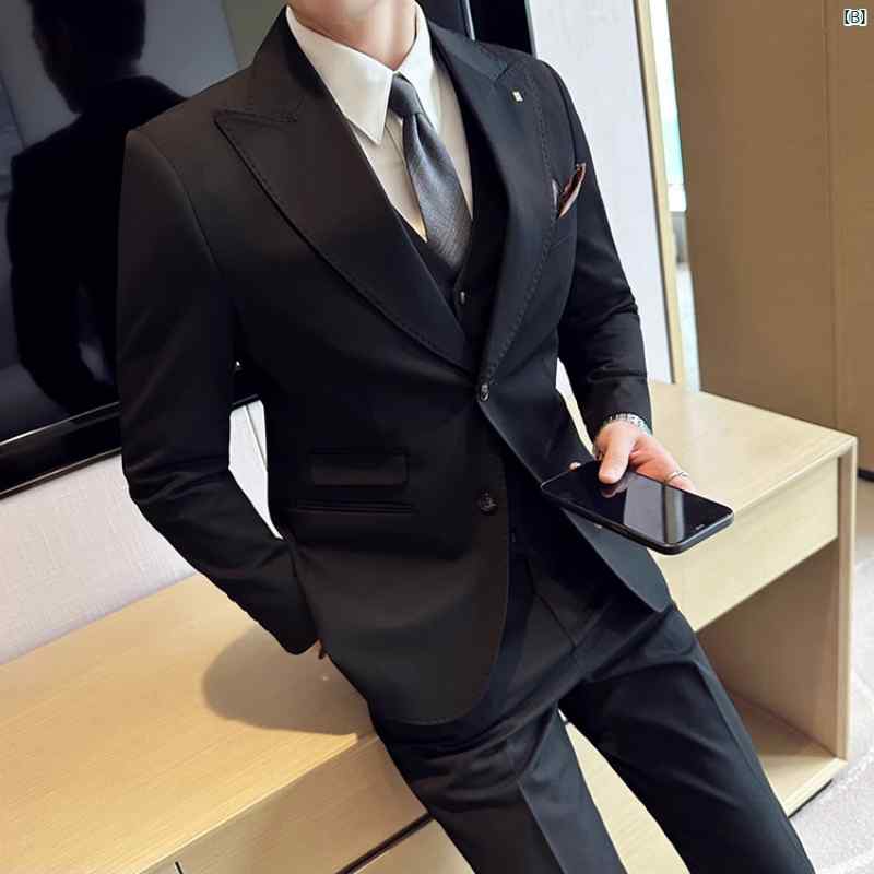 メンズ　メンズファッション　フォーマル 男性用 スーツ スリムフィット 新郎 ビジネス ダブル スリット 付き 高級 ウェディングドレス 韓国 小柄