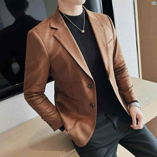 メンズ メンズファッション フォーマル スエード カジュアル スーツ メンズトップス 春秋 ビジネス シングル ジャケット 韓国 スリム 小柄 メンズ メンズファッション フォーマル スエード カジュアル スーツ メンズトップス 春秋 ビジネス シングル ジャケット 韓国 スリム 小柄