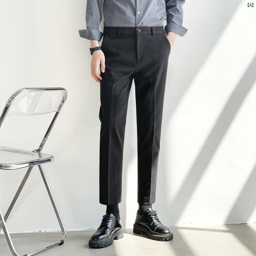 メンズ ファッション メンズファッション 大人 秋冬 メンズ ウール スーツ パンツ 厚手 韓国 男子用 ストレート 小柄 カジュアル ハイエンド メンズ ファッション メンズファッション 大人 秋冬 メンズ ウール スーツ パンツ 厚手 韓国 男子用 ストレート 小柄 カジュアル ハイエンド