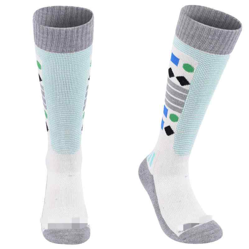 屋外 冬 厚く 暖かい 防風 スキー ソックス メンズレディース カップル用 ハイ カット ニット