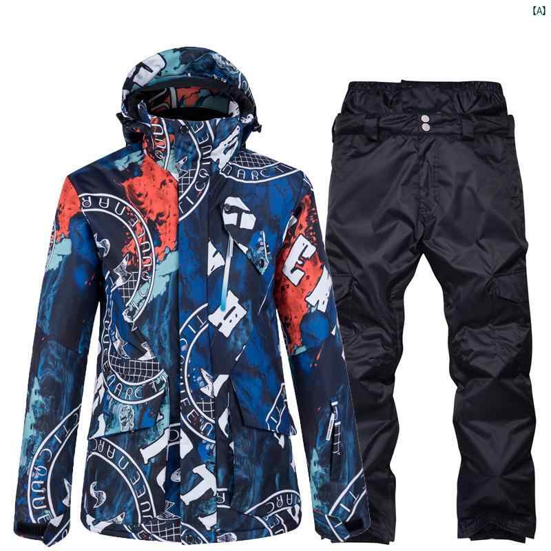メンズ スノーボード スーツ アウトドア スキーウェア 防水 暖かい 冬 雪国 旅行 スキー