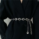 レディースベルト アクセサリー ベルトチェーン オシャレ ファッション小物 個性的 セーター ドレス スーツ シャツ スカート チェーン ベルト アクセサリー 装飾 レディース ズボン用 金属製 ウエスト