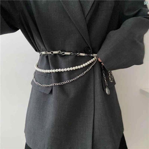レディースベルト アクセサリー ベルトチェーン オシャレ ファッション小物 個性的 パール 鉄 チェーン メタル ウエスト レディー スクール アメリカ ストリート マッチング ドレス スーツ ベルト パンク 装飾 レディースベルト アクセサリー ベルトチェーン オシャレ ファッション小物 個性的 パール 鉄 チェーン メタル ウエスト レディー スクール アメリカ ストリート マッチング ドレス スーツ ベルト パンク 装飾