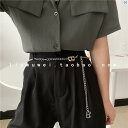 レディースベルト アクセサリー ベルトチェーン オシャレ ファッション小物 個性的 アメリカ イン メタル b レター ウエスト チェーン エレガント マッチング ドレス シャツ 漢服 ベルト(4)