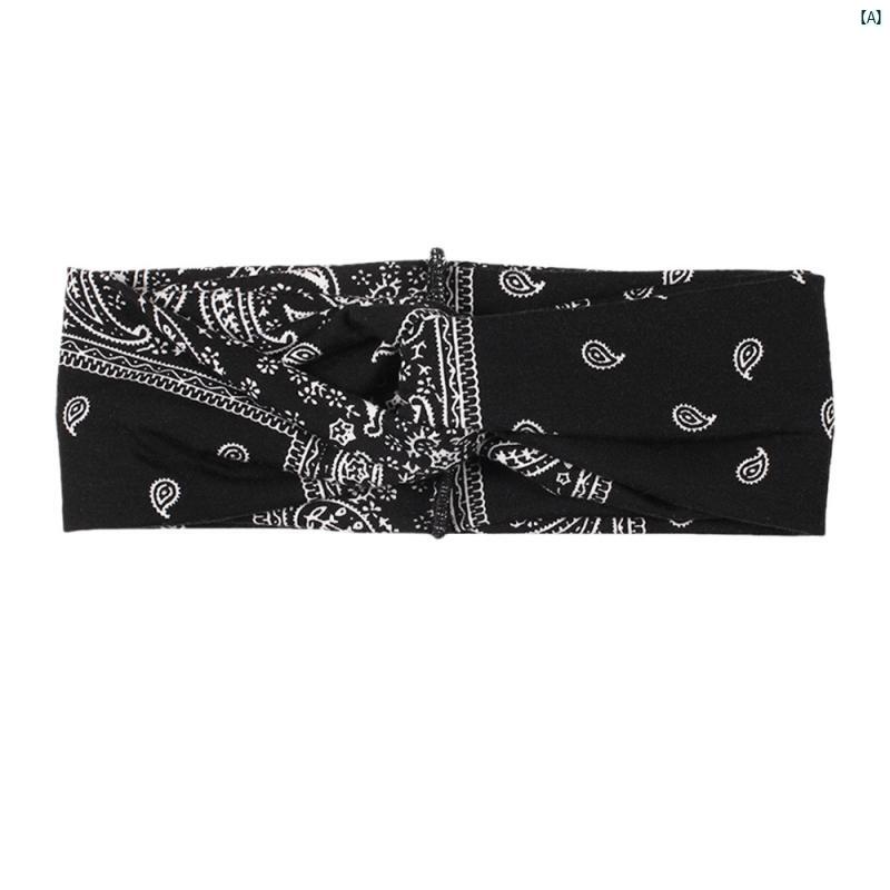 メンズ　レディース　ファッション　小物　バンダナ　オシャレ　柄物 ホット タイム カシュー フラワー ヘッド バンド ガールズ ストリート ヒップ ホップ スカーフ