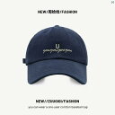 レディース 海外ファッション オシャレ ファッション小物 ウィークリー レター U ブルー グレー ベースボールキャップ 夏用 薄手 ピーク キャップ 韓国 顔 見せる 小柄 帽子