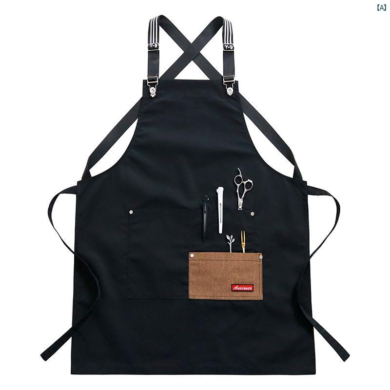 エプロン 韓国 ファッション ホーム キッチン ロゴ レストランウェイター 理容 室 ミルクティー ショップ メンズレディース 作業着